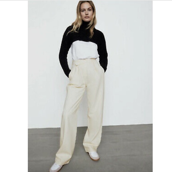 Zara black cable knit sleeve scarf blogger favorit - Picture 8 of 17